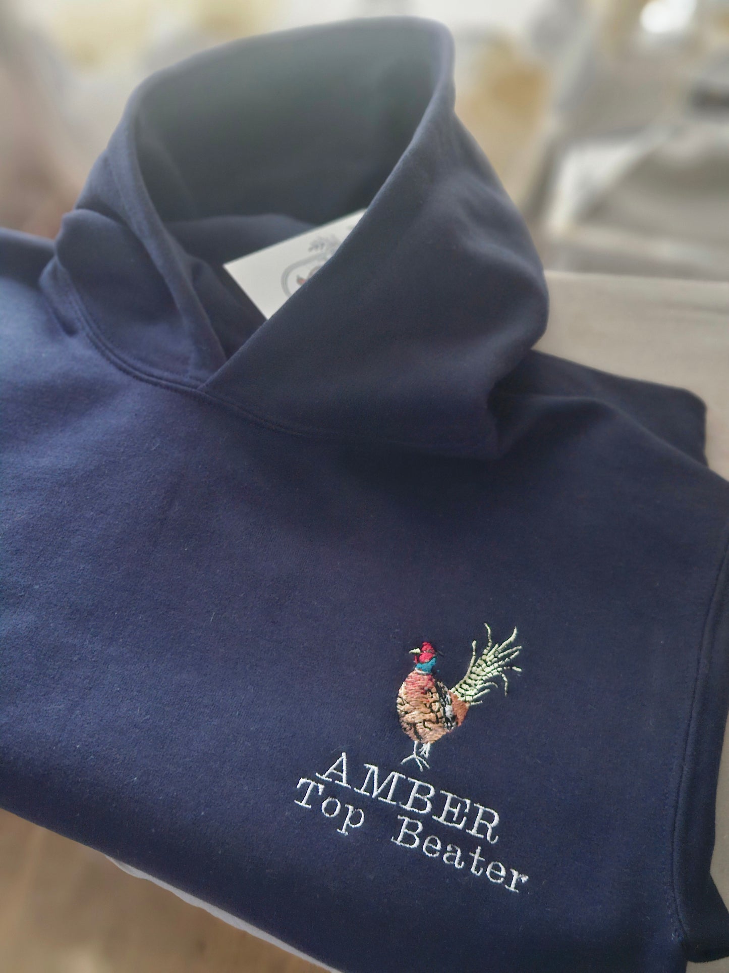Children's Embroidered Pheasant Hoodies