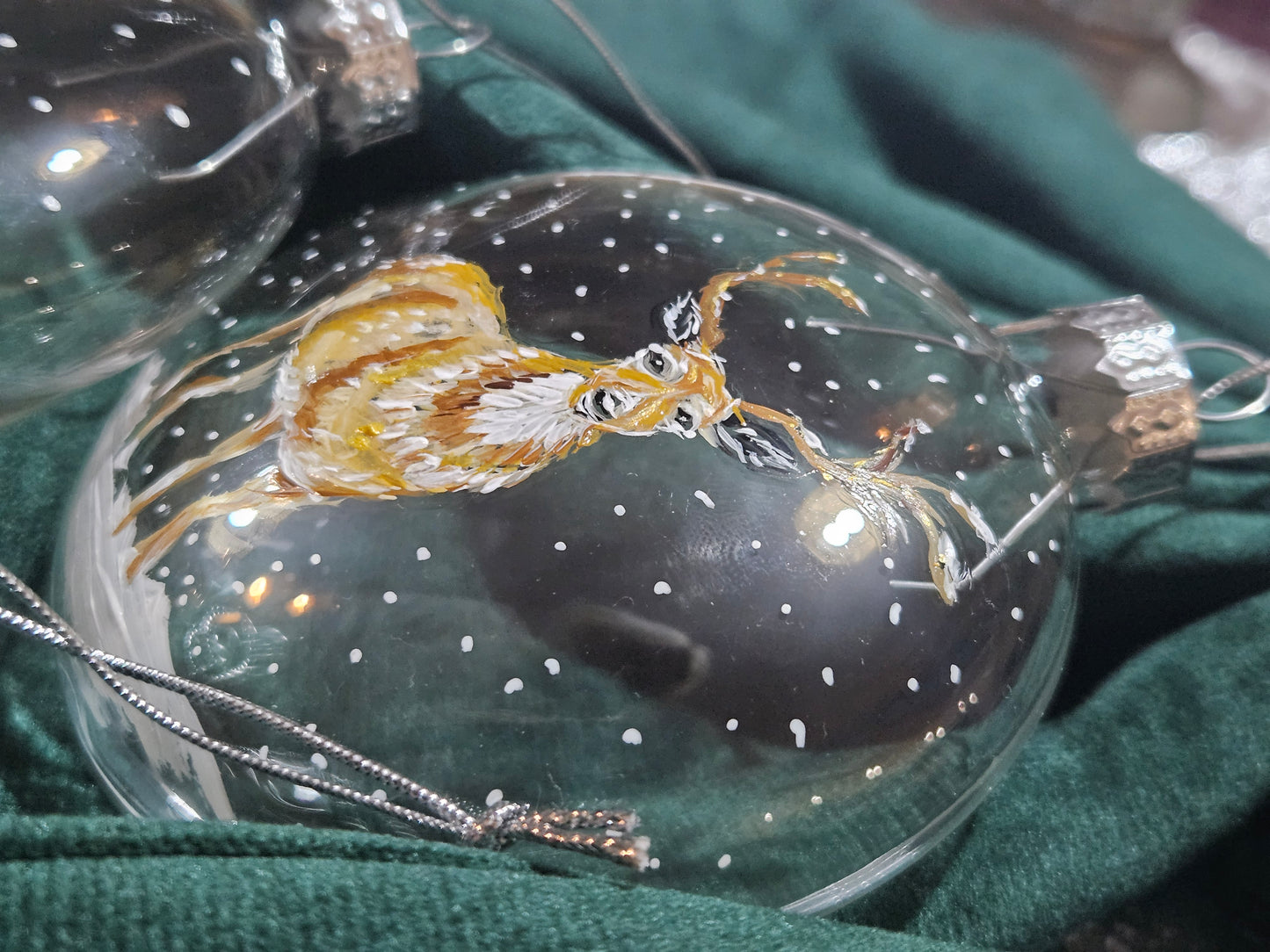COUNTRYSIDE ANIMALS Glass Boxed Baubles (Personalisation Available)