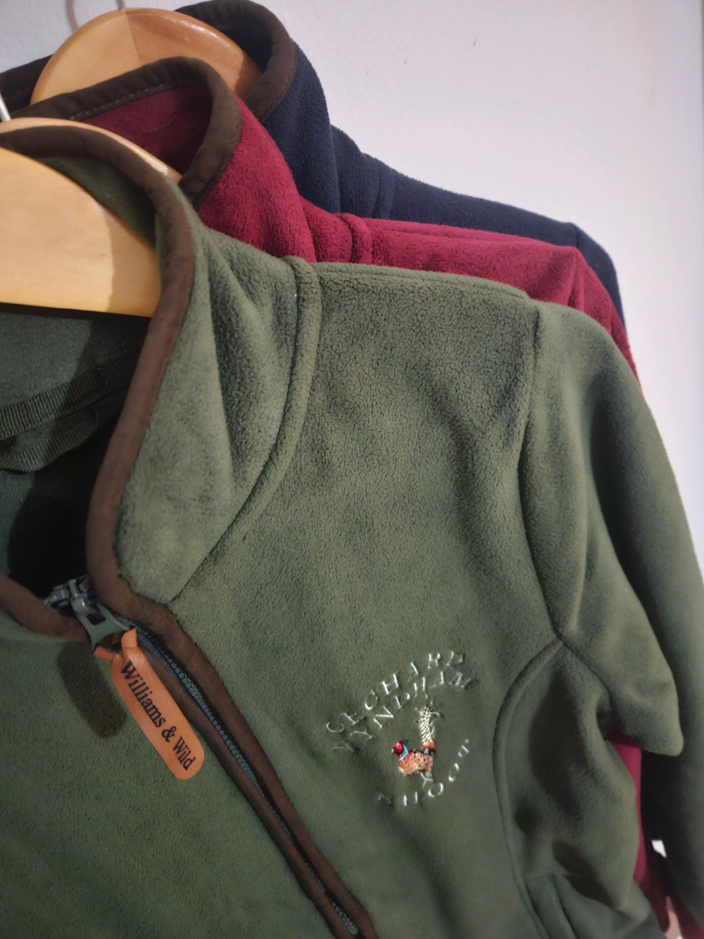 Embroidered Pheasant Fleece Jacket ( Men's )