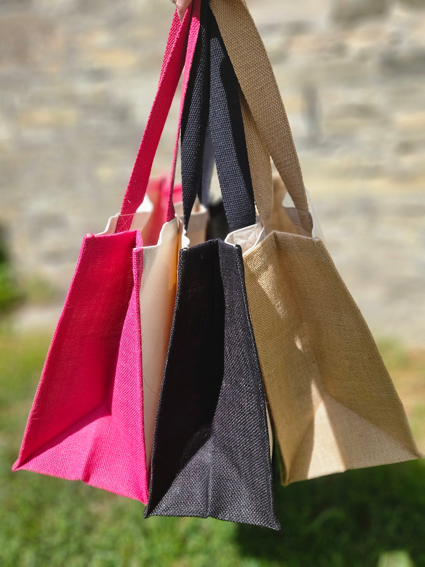 Embroidered Gamebird Strong Jute Bags