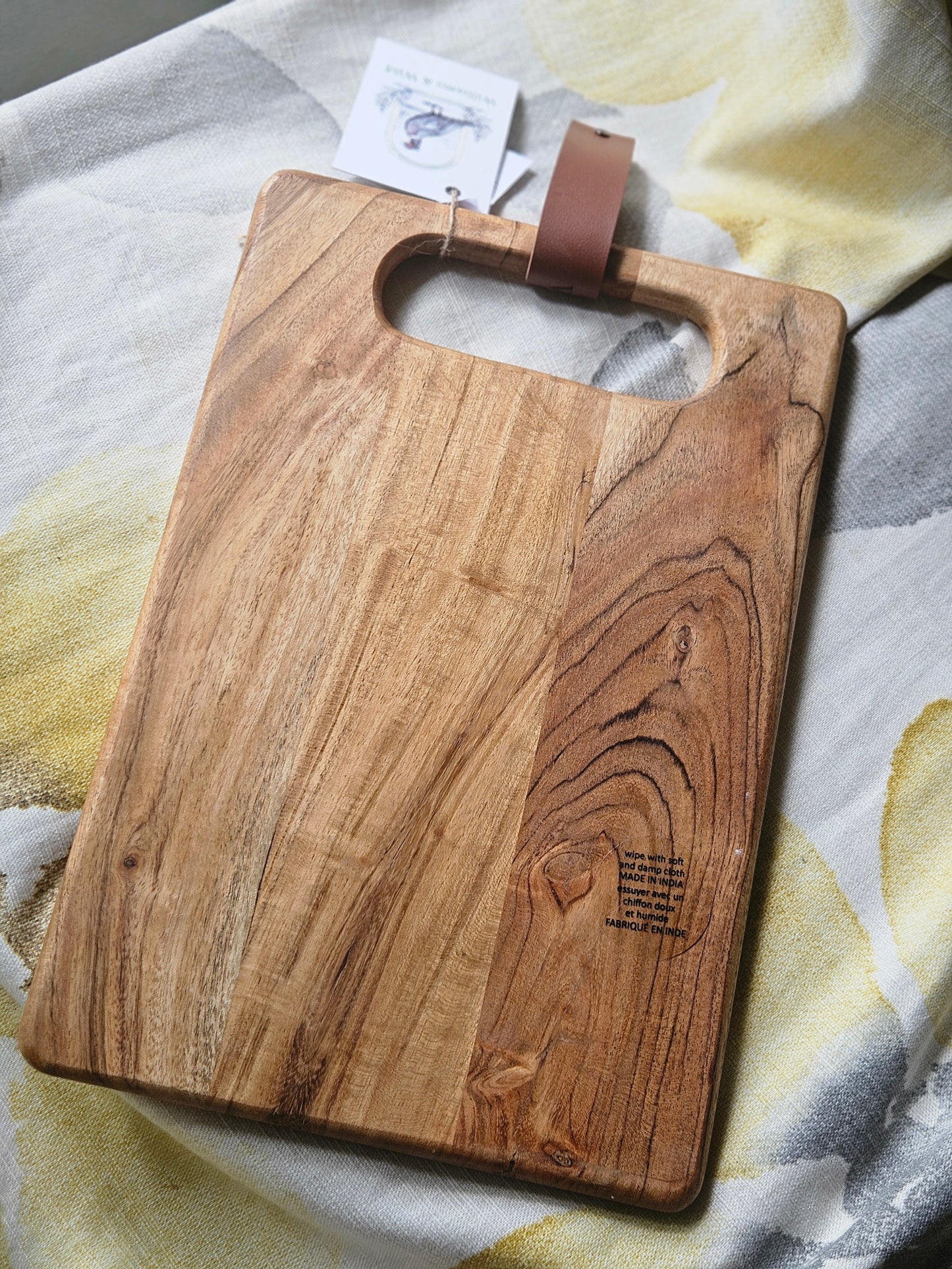 Hand Painted Partridge Resin Serving Board