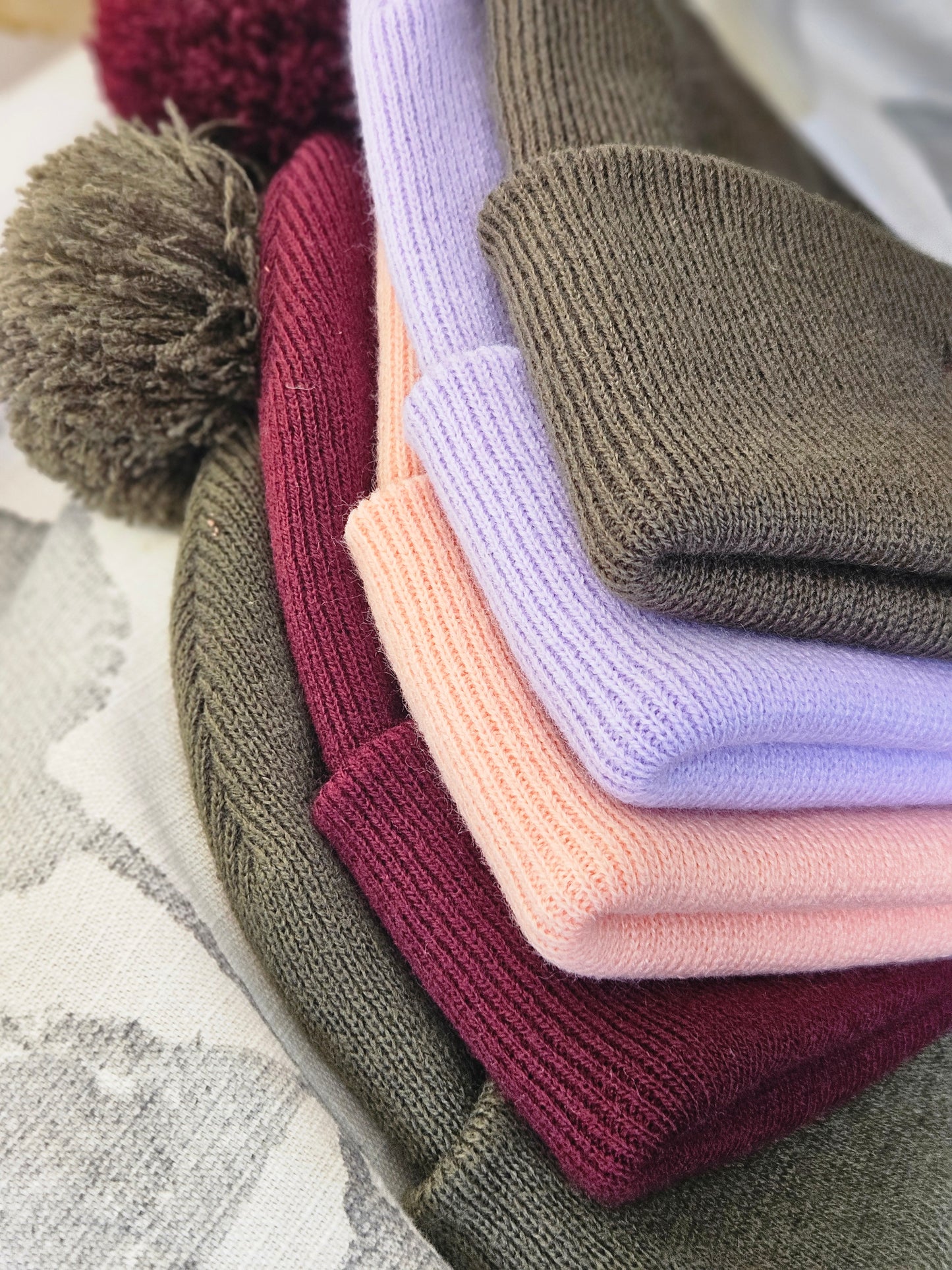 Embroidered Countryside Beanie