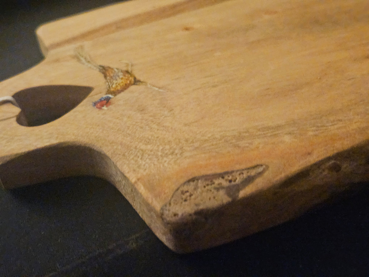 Hand Painted Pheasant Board (small)