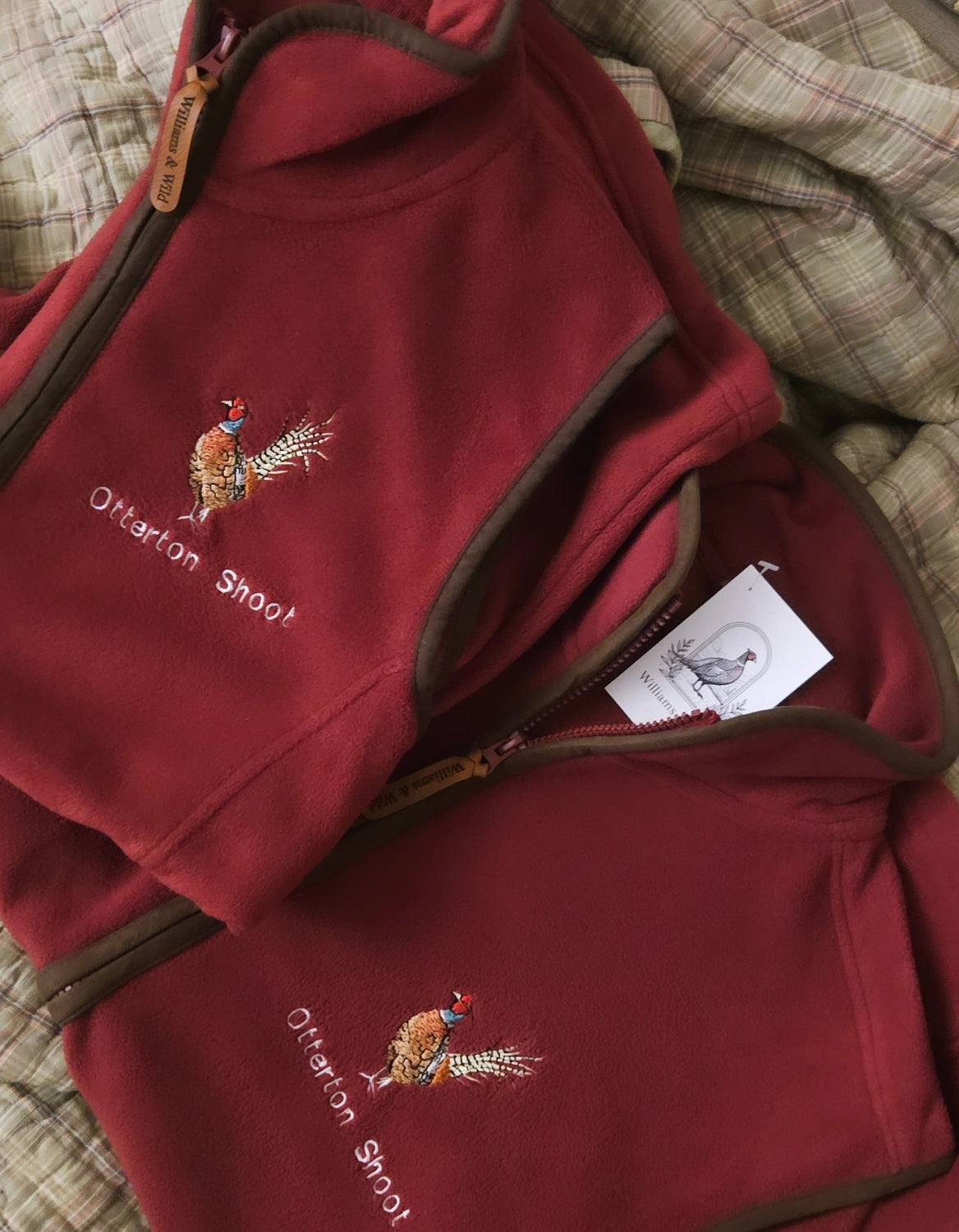Embroidered Pheasant Gilet -  (Men's)