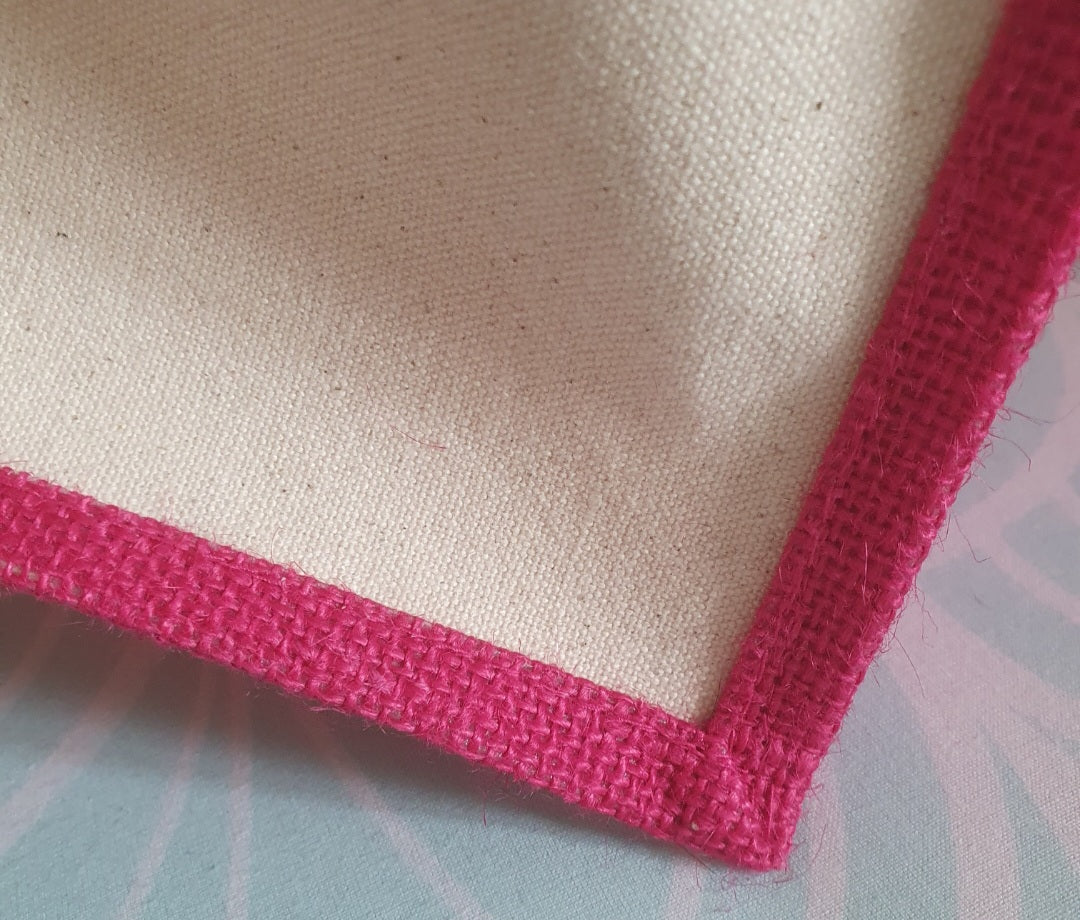 Embroidered Bee Jute Bag
