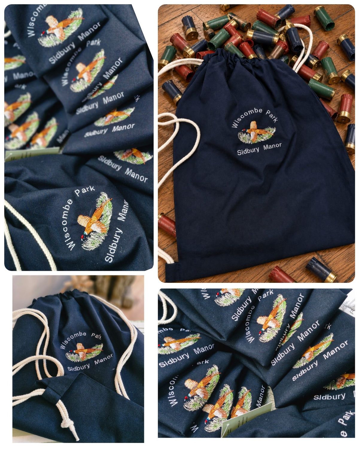 Embroidered & Personalised Cartridge Shoot Bags