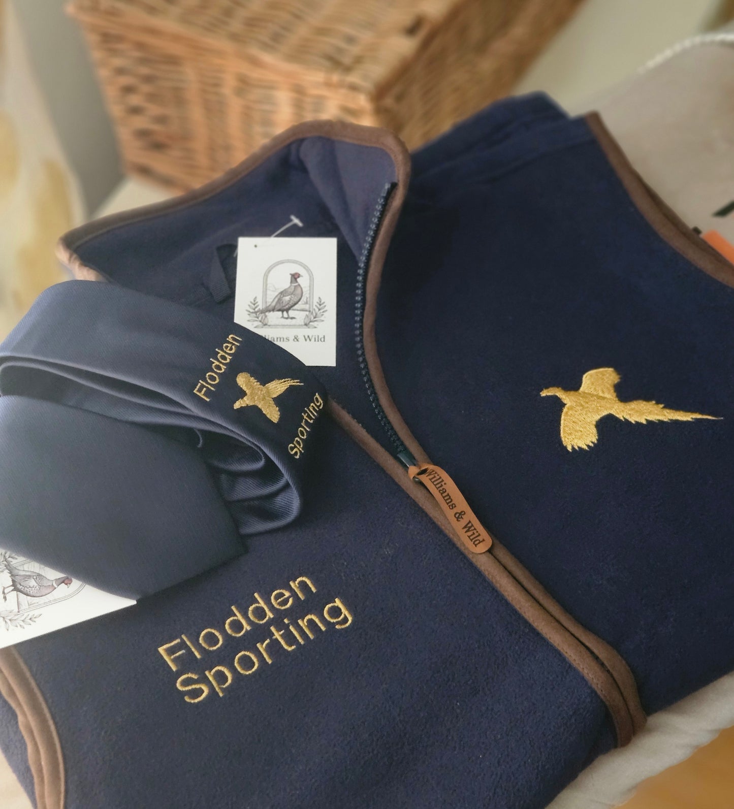 Embroidered Gamebird Silk Boxed Ties