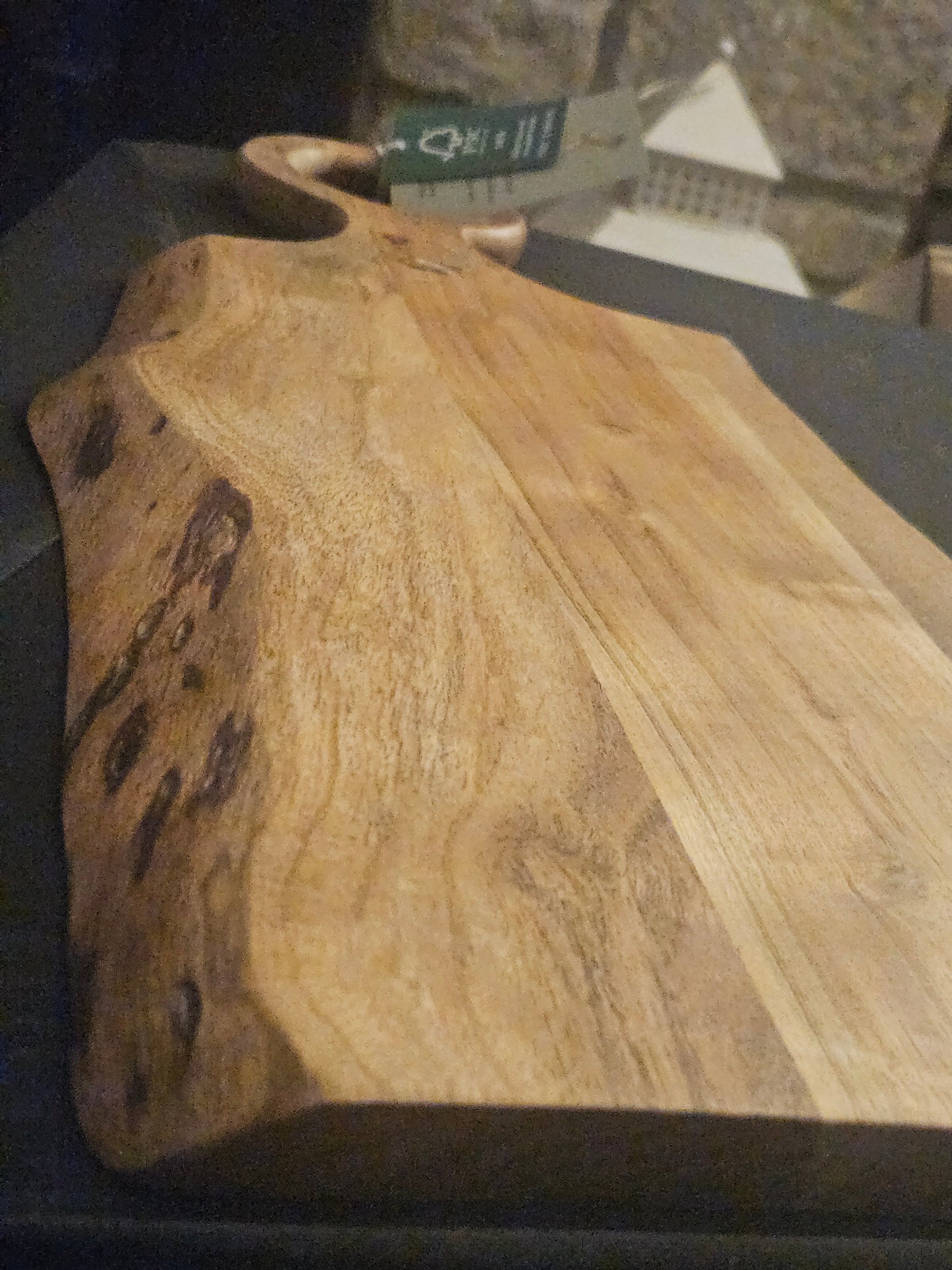 Hand Painted Pheasant Long Wooden Serving Board