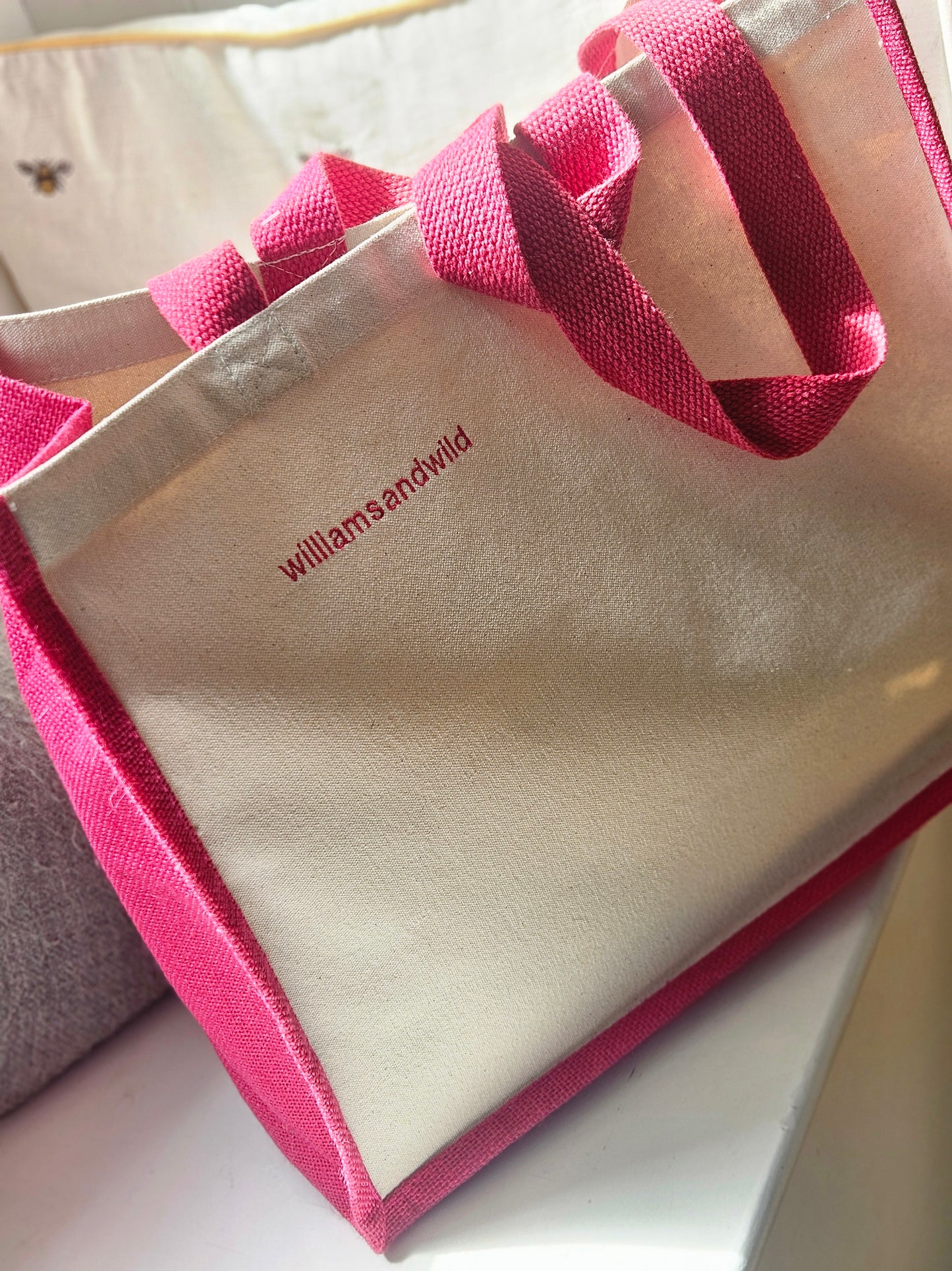 Embroidered Gamebird Strong Jute Bags