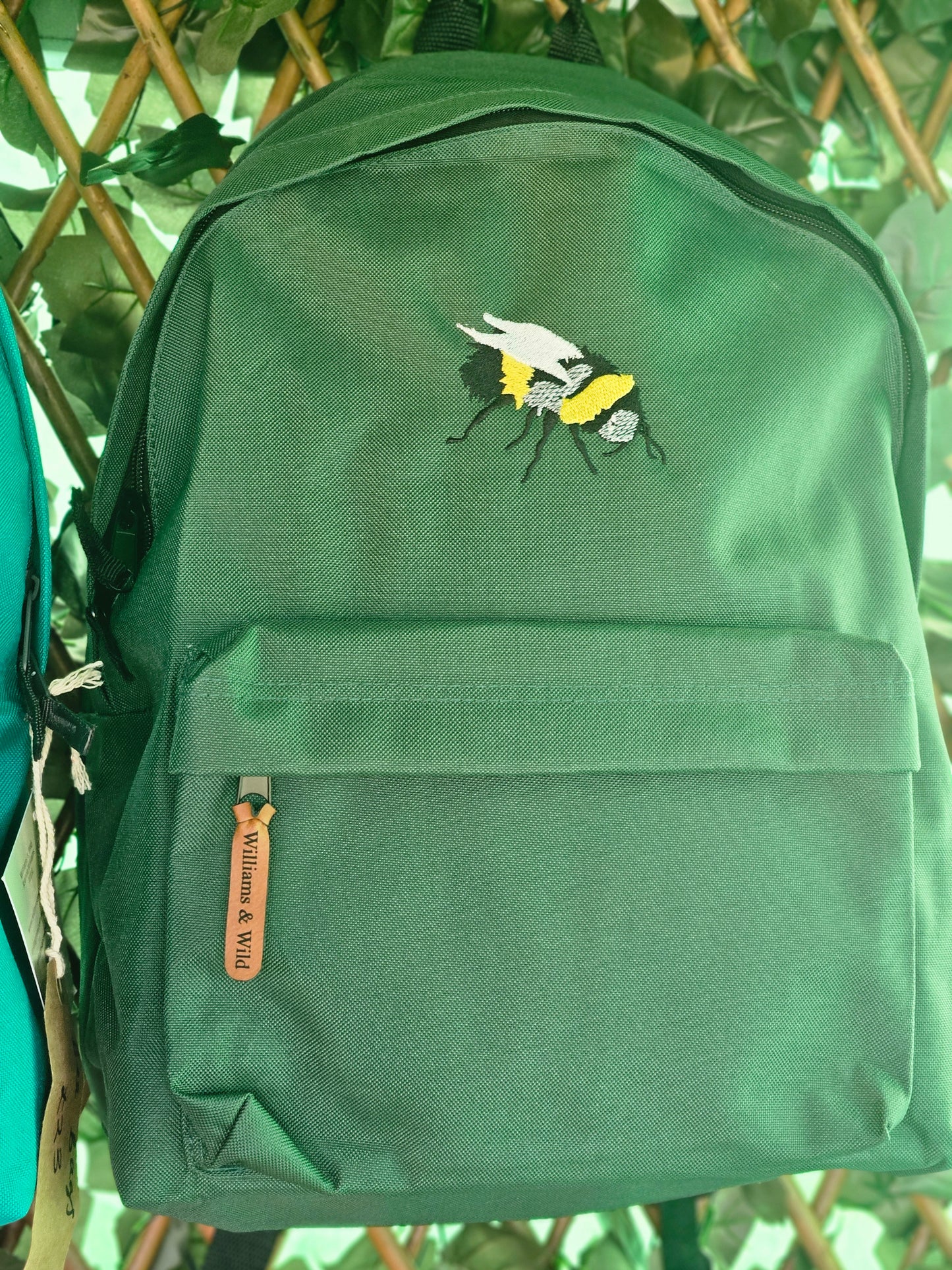 Embroidered Bumble Bee Rucksack