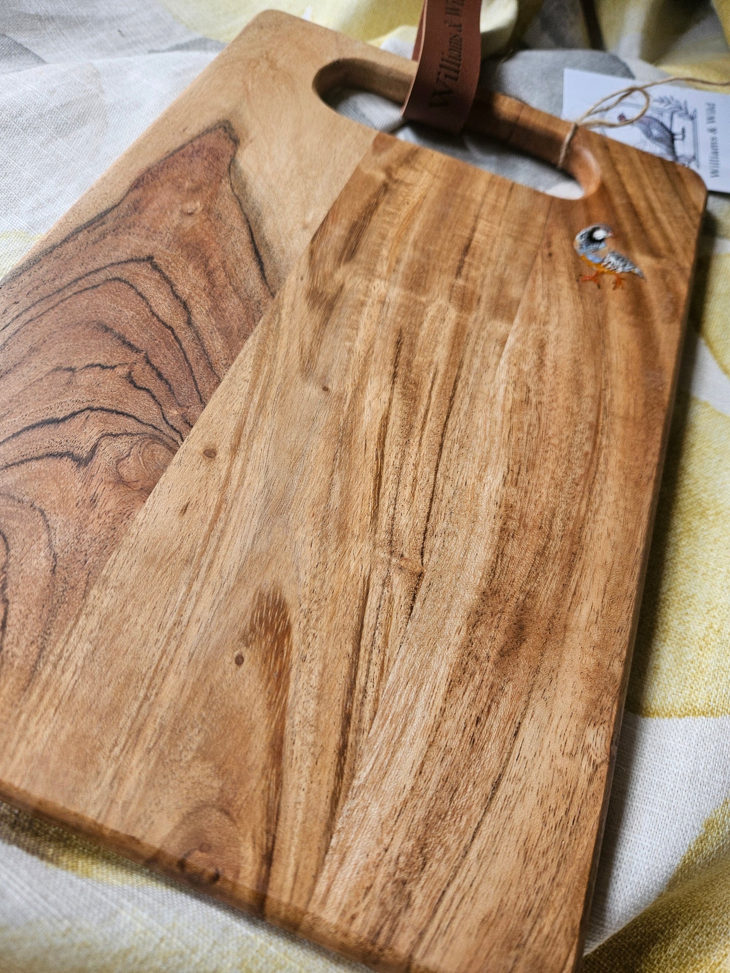 Hand Painted Partridge Resin Serving Board