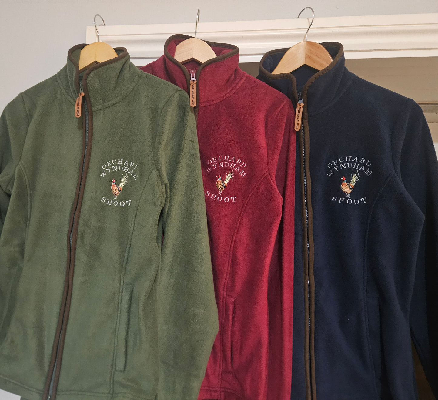 Embroidered Pheasant Fleece Jacket ( Men's )