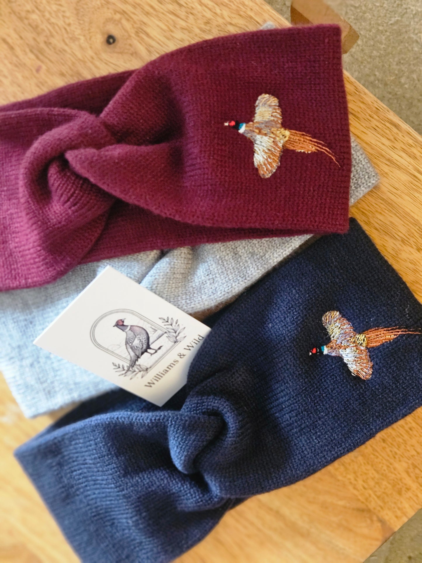 Embroidered Countryside Headbands
