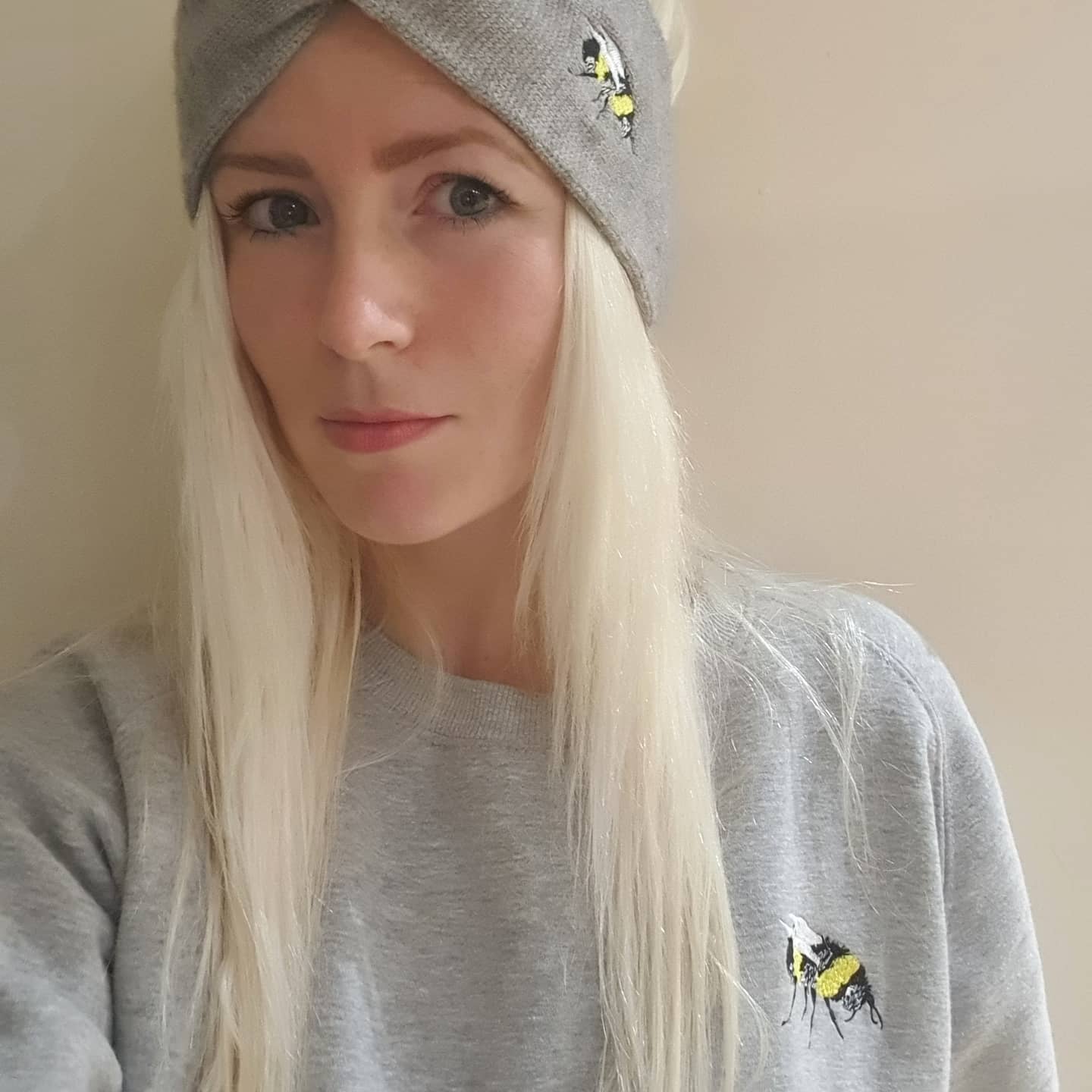 Embroidered Bee Headbands