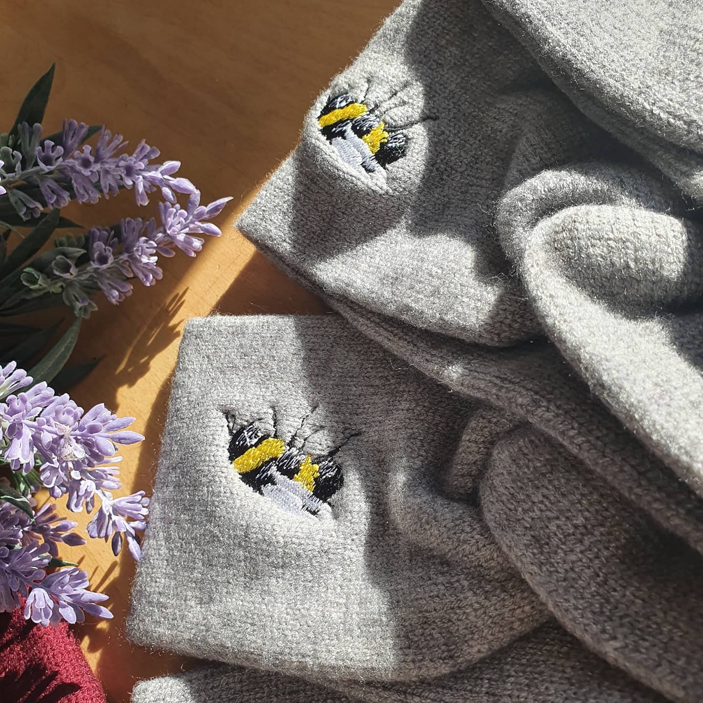 Embroidered Bee Headbands