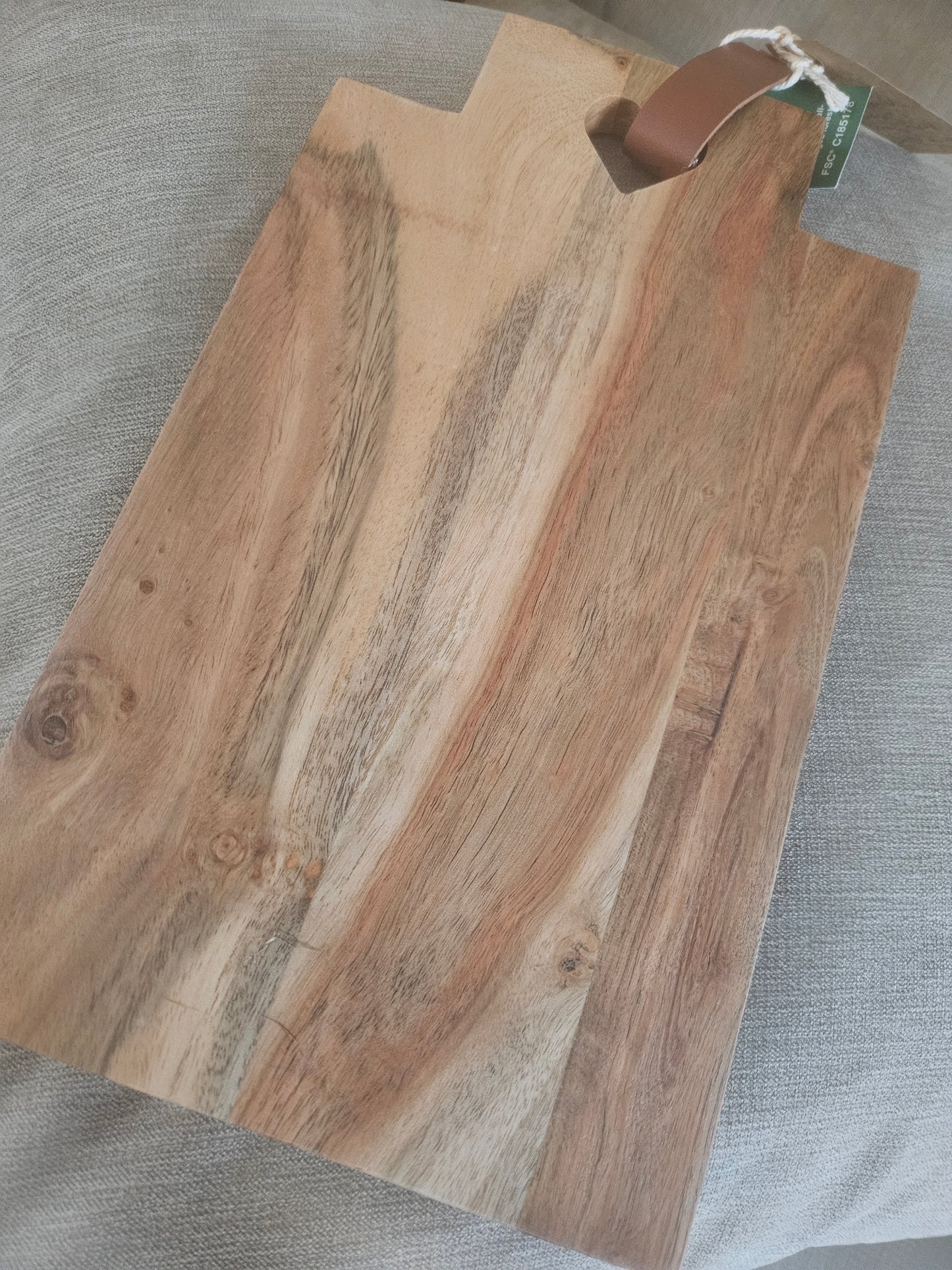 Hand Painted Pheasant Serving Board heart handle