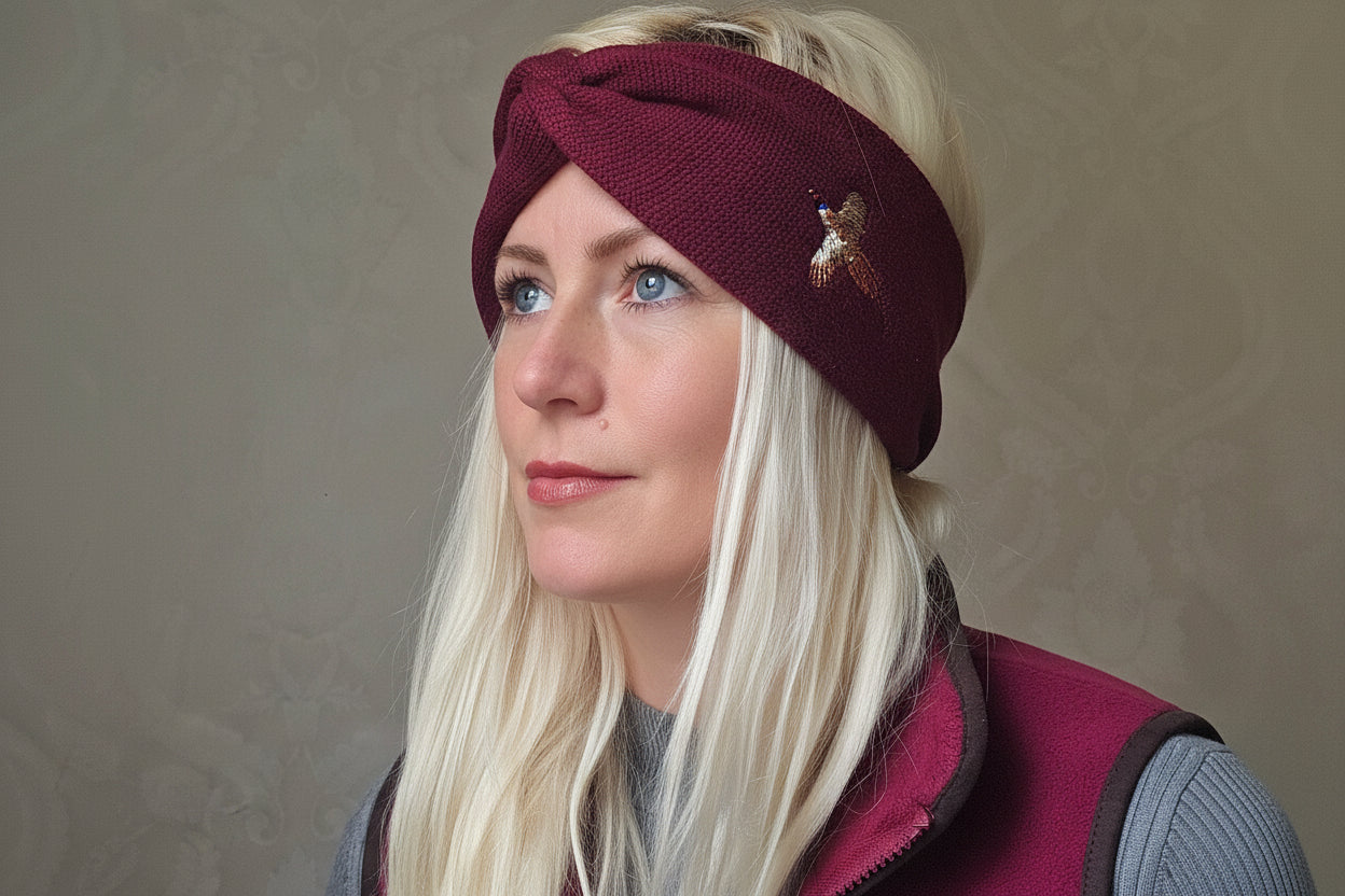 Embroidered Countryside Headbands